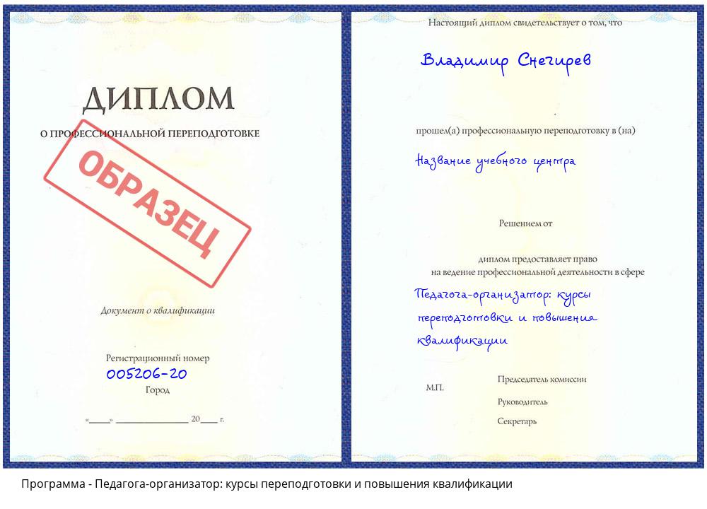 Педагога-организатор: курсы переподготовки и повышения квалификации Ставрополь
